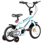 Bicicleta para niños 12 pulgadas negro y azul de vidaXL, Bicicletas - Ref: Foro24-92176, Precio: 145,12 €, Descuento: %