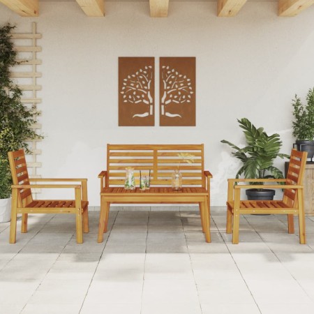 Garden furniture set 4 pieces solid acacia wood by , Garden sets - Ref: Foro24-3211794, Price: 285,99 €, Discount: %