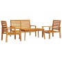 Juego de muebles de jardín 4 piezas madera maciza de acacia de , Conjuntos de jardín - Ref: Foro24-3211794, Precio: 285,99 €,...