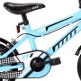 Bicicleta para niños 12 pulgadas negro y azul de vidaXL, Bicicletas - Ref: Foro24-92176, Precio: 145,12 €, Descuento: %