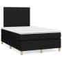 Box spring bed with black fabric mattress 120x190 cm by , Beds and slatted bases - Ref: Foro24-3269946, Price: 391,04 €, Disc...