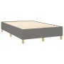 Cama box spring con colchón tela gris oscuro 120x190 cm de , Camas y somieres - Ref: Foro24-3269952, Precio: 420,58 €, Descue...