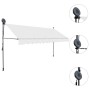 Toldo manual retráctil con LED crema 350 cm de vidaXL, Toldos - Ref: Foro24-145874, Precio: 104,52 €, Descuento: %