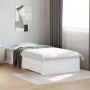 White engineered wood bed with drawers 100x200 cm by , Beds and slatted bases - Ref: Foro24-3280419, Price: 118,66 €, Discoun...