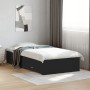 Black engineered wood bed with drawers 90x200 cm by , Beds and slatted bases - Ref: Foro24-3280427, Price: 116,95 €, Discount: %