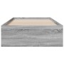 Sonoma gray engineered wood bed with drawers 90x190 cm by , Beds and slatted bases - Ref: Foro24-3280438, Price: 119,62 €, Di...