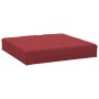 Cojín para sofá de palets tela Oxford rojo tinto 60x60x8 cm de , Cojines para sillas y sofás - Ref: Foro24-361801, Precio: 24...