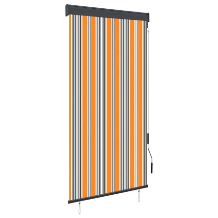 Gelbes und blaues Außenrollo 80x250 cm von vidaXL, Jalousien und Jalousien - Ref: Foro24-145950, Preis: 47,99 €, Rabatt: %