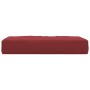 Cojín para sofá de palets tela Oxford rojo tinto 60x60x8 cm de , Cojines para sillas y sofás - Ref: Foro24-361801, Precio: 24...