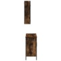 2-piece bathroom furniture set smoked oak plywood by , Bathroom furniture - Ref: Foro24-3214722, Price: 124,51 €, Discount: %