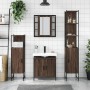 Bathroom furniture set 4 pieces oak brown plywood by , Bathroom furniture - Ref: Foro24-3214774, Price: 266,37 €, Discount: %