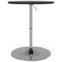 Mesa alta de bar madera ingeniería y acero negra 60x60x90 cm de , Mesas de cocina y de comedor - Ref: Foro24-4007193, Precio:...