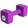 Pure2Improve Purple Neoprene Dumbbell 10 kg by Pure2Improve, free weight - Ref: Foro24-427695, Price: 66,99 €, Discount: %