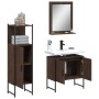 Badezimmermöbel-Set, 3-teilig, braunes Eichensperrholz von , Badezimmermöbel - Ref: Foro24-3214348, Preis: 151,59 €, Rabatt: %