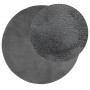 Short pile rug OVIEDO anthracite gray Ø 100 cm by , Rugs - Ref: Foro24-375478, Price: 37,43 €, Discount: %