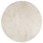 OVIEDO beige short pile rug Ø 120 cm by , Rugs - Ref: Foro24-375501, Price: 49,61 €, Discount: %