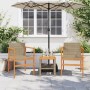 Garden chairs 2 pcs solid wood and beige synthetic rattan by , Garden chairs - Ref: Foro24-368710, Price: 117,24 €, Discount: %