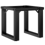 O-structure coffee table legs cast iron 40x40x33 cm by , Table legs - Ref: Foro24-357869, Price: 37,87 €, Discount: %