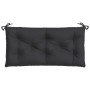 Garden bench cushion Oxford fabric black 100x50x7 cm by , Cushions for chairs and sofas - Ref: Foro24-361571, Price: 25,66 €,...