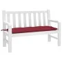 Gartenbankauflage Oxford-Stoff rot rot 120x50x7 cm von , Kissen für Stühle und Sofas - Ref: Foro24-361592, Preis: 34,16 €, Ra...