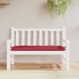 Garden bench cushion Oxford fabric red red 120x50x7 cm by , Cushions for chairs and sofas - Ref: Foro24-361592, Price: 34,21 ...