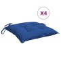 Garden pallet cushions 4 pcs blue Oxford fabric 50x50x7 cm by , Cushions for chairs and sofas - Ref: Foro24-361538, Price: 40...