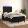 Boxspringbett mit Matratze und LED-Samt in Schwarz, 120 x 190 cm von , Betten und Lattenroste - Ref: Foro24-3270325, Preis: 4...