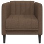 Sillón de tela marrón de , Sofás - Ref: Foro24-372603, Precio: 181,52 €, Descuento: %