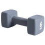 Pure2Improve Gray Neoprene Dumbbell 6 kg by Pure2Improve, free weight - Ref: Foro24-427693, Price: 39,14 €, Discount: %