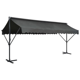 Anthracite gray independent standing awning 500x300 cm by vidaXL, Umbrellas - Ref: Foro24-145887, Price: 439,99 €, Discount: %