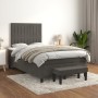 Box spring bed with dark gray velvet mattress 120x190 cm by , Beds and slatted bases - Ref: Foro24-3270482, Price: 441,76 €, ...