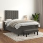 Box spring bed with dark gray velvet mattress 120x190 cm by , Beds and slatted bases - Ref: Foro24-3270494, Price: 437,09 €, ...