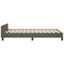 Estructura cama con cabecero terciopelo gris oscuro 120x190 cm de , Camas y somieres - Ref: Foro24-3270585, Precio: 170,99 €,...