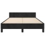 Bed frame with black velvet headboard 120x190 cm by , Beds and slatted bases - Ref: Foro24-3270598, Price: 187,99 €, Discount: %