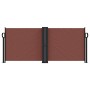 Brown retractable side awning 100x1000 cm by , Umbrellas - Ref: Foro24-4004689, Price: 106,99 €, Discount: %