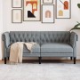 Chesterfield 2-Sitzer-Sofa aus hellgrauem Stoff von , Sofas - Ref: Foro24-372547, Preis: 263,78 €, Rabatt: %