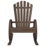 Adirondack Schaukelstühle 2 Stück aus massivem Tannenholz von , Gartenstühle - Ref: Foro24-3207120, Preis: 313,03 €, Rabatt: %