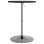 Mesa alta de bar madera ingeniería y acero negra 50x50x90 cm de , Mesas de cocina y de comedor - Ref: Foro24-4007191, Precio:...