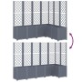 Planter with gray PP trellis 160x120x140 cm by , Pots and planters - Ref: Foro24-367876, Price: 233,43 €, Discount: %