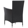 Garden dining set 9 pieces black synthetic rattan by vidaXL, Garden sets - Ref: Foro24-45976, Price: 625,58 €, Discount: %