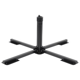 Umbrella base for Ø38/48 mm shiny black steel mast by , Umbrella bases - Ref: Foro24-4003376, Price: 35,99 €, Discount: %