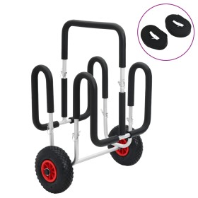 Kayak cart for 2 aluminum boards 90 kg by , Boat Trailers - Ref: Foro24-94877, Price: 117,99 €, Discount: %