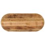 Oval table top solid rough mango wood 100x40x3.8cm by , Table tops - Ref: Foro24-370114, Price: 71,99 €, Discount: %