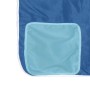 Cama alta para niños con cortinas madera pino azul 90x200 cm de , Camas y somieres - Ref: Foro24-3283818, Precio: 204,02 €, D...