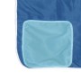 Cama alta para niños con cortinas madera pino azul 90x200 cm de , Camas y somieres - Ref: Foro24-3283824, Precio: 184,80 €, D...