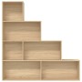 Sonoma oak plywood shelving 155x24x160cm by vidaXL, Bookcases and shelves - Ref: Foro24-800660, Price: 99,96 €, Discount: %