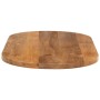 Tablero de mesa ovalado madera maciza de mango 140x50x2,5 cm
