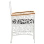 Garden dining set 7 pieces white synthetic rattan by vidaXL, Garden sets - Ref: Foro24-45997, Price: 804,54 €, Discount: %