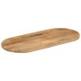 Tablero de mesa ovalado madera maciza de mango 110x40x3,8 cm