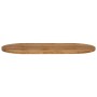 Tablero de mesa ovalado madera maciza de mango 100x50x3,8 cm